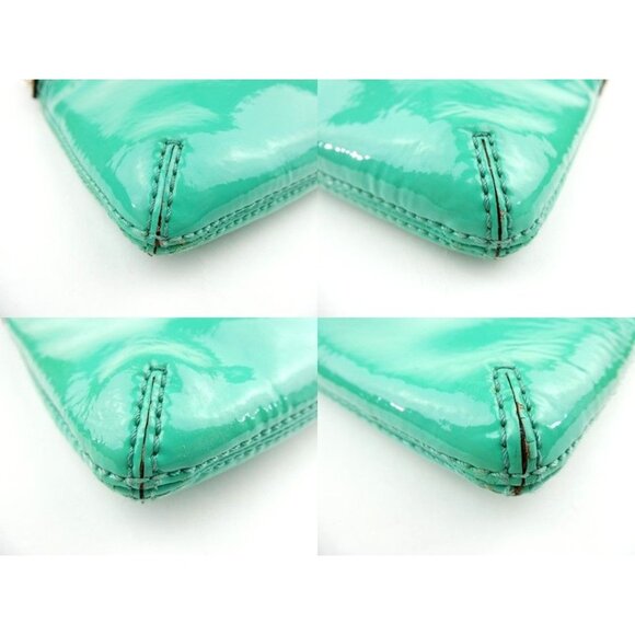 Kate Spade New York Green Patent Leather Crossbody Bag With Adjustable Strap & G - Picture 13 of 16